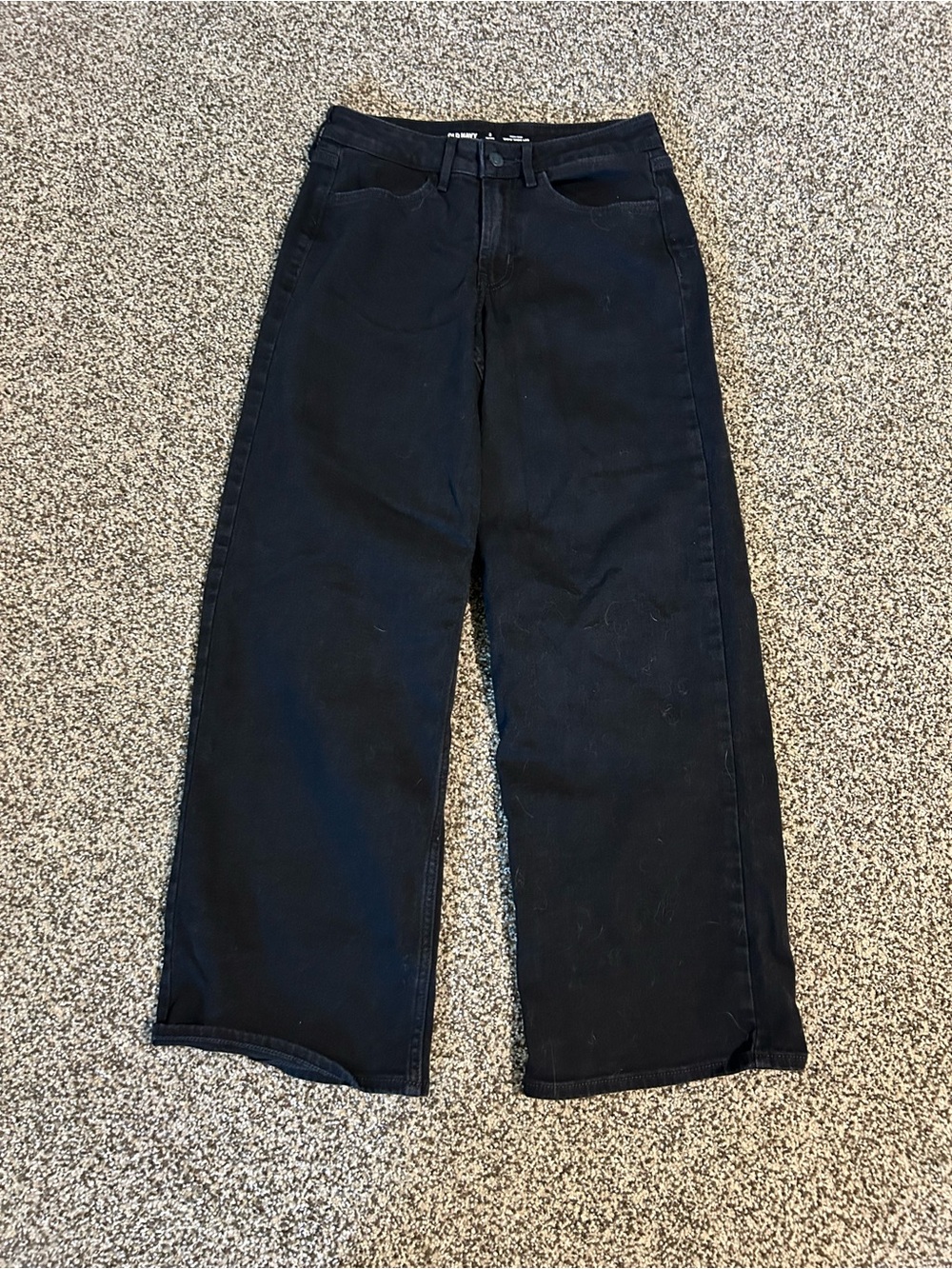 Old Navy Wow Wide Leg Womens Black Jeans
